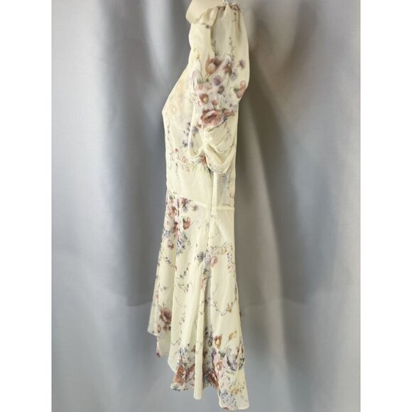 LoveShackFancy Cora Cream Floral Boho Mini Dress $425 - Picture 7 of 14